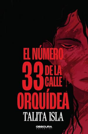 Portada de libro en rojo con una chica en actitud apática